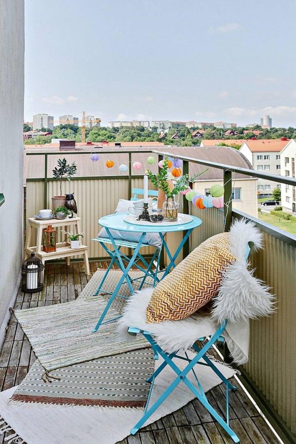 Ideas para decorar balcones pequeños