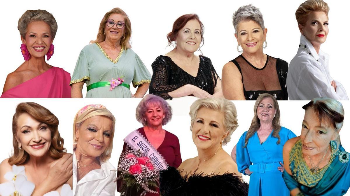 Once candidatas protagonizarán la gala de los mayores del Carnaval 2026.