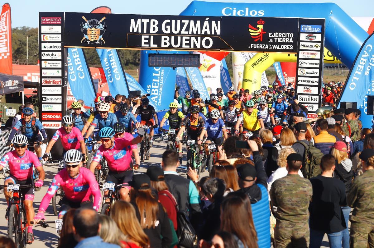 Salida de la pasada edición de la prueba deportiva Guzmán El Bueno.