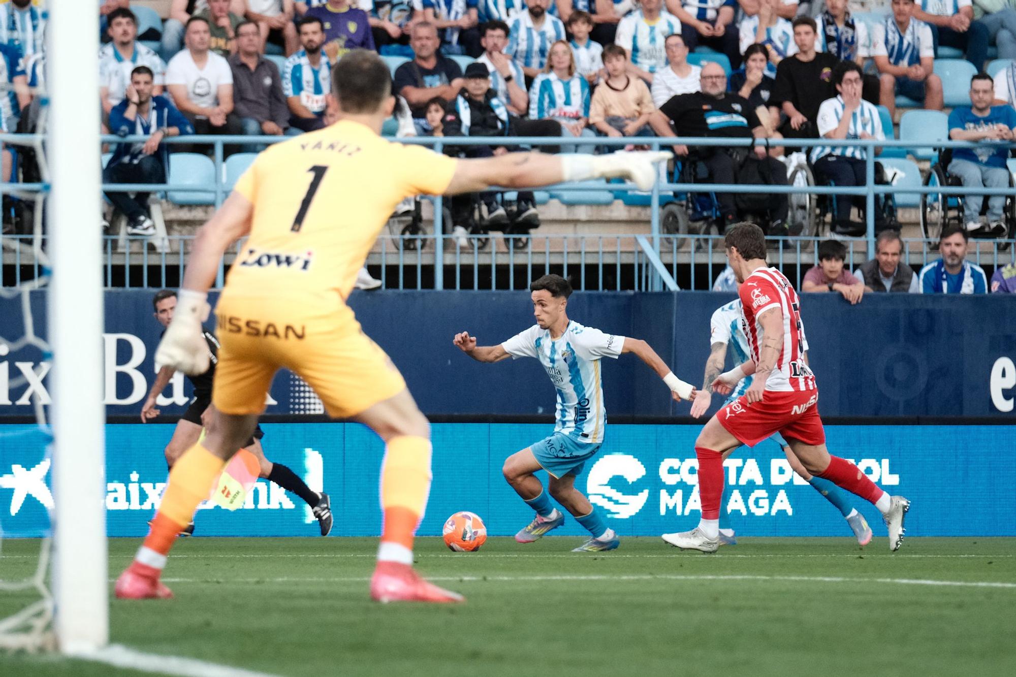 Málaga CF - Sporting. Jornada 40, Liga Hypermotion