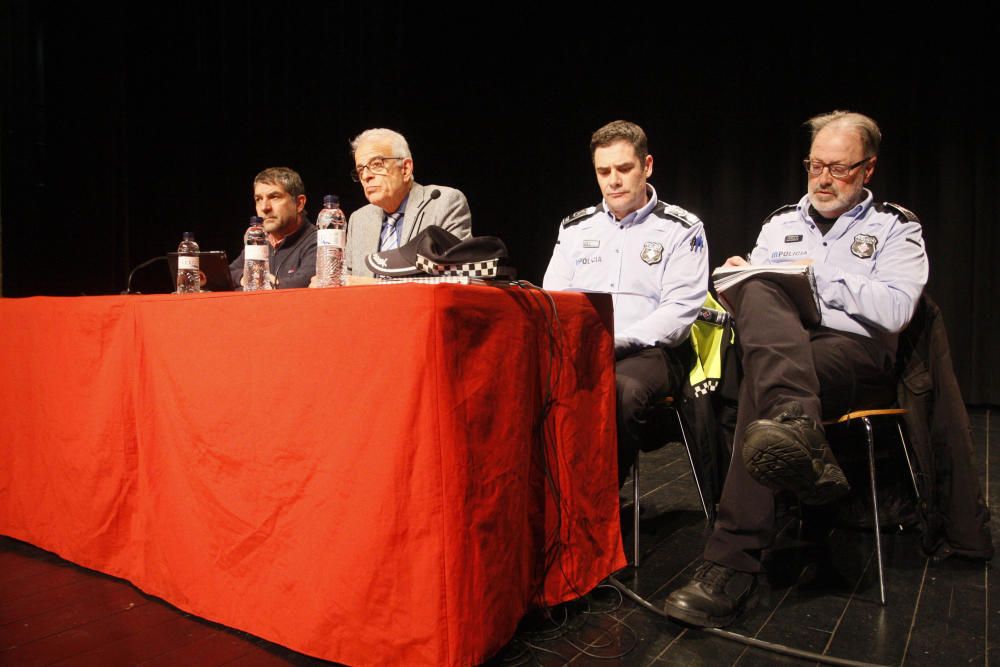 Reunió sobre seguretat al barri de Sant Narcís de Girona