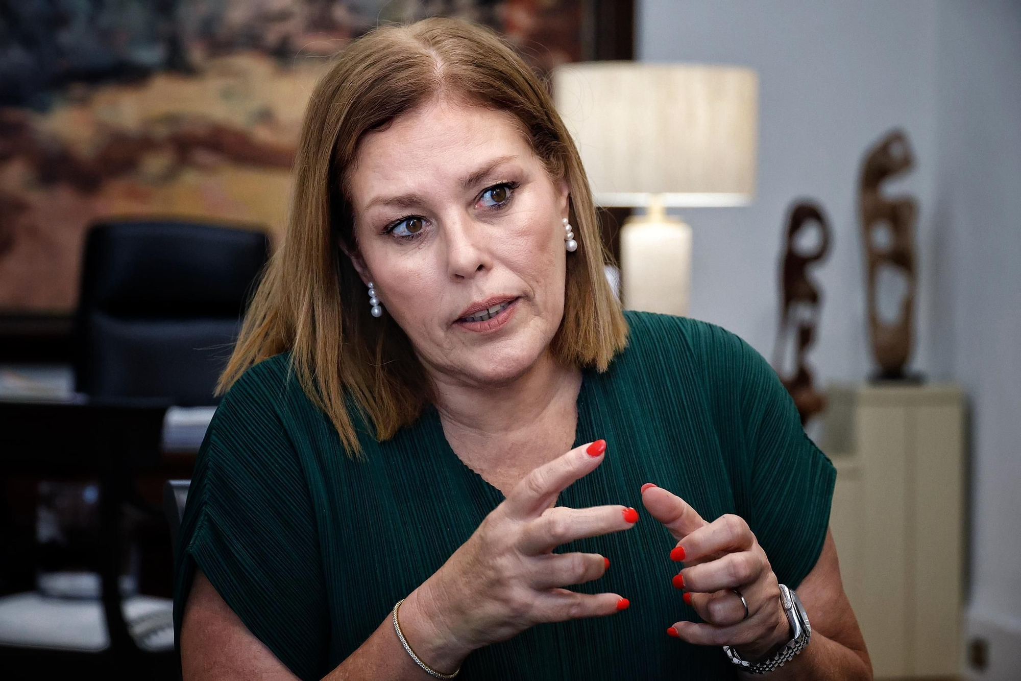 Astrid Pérez, presidenta del Parlamento de Canarias