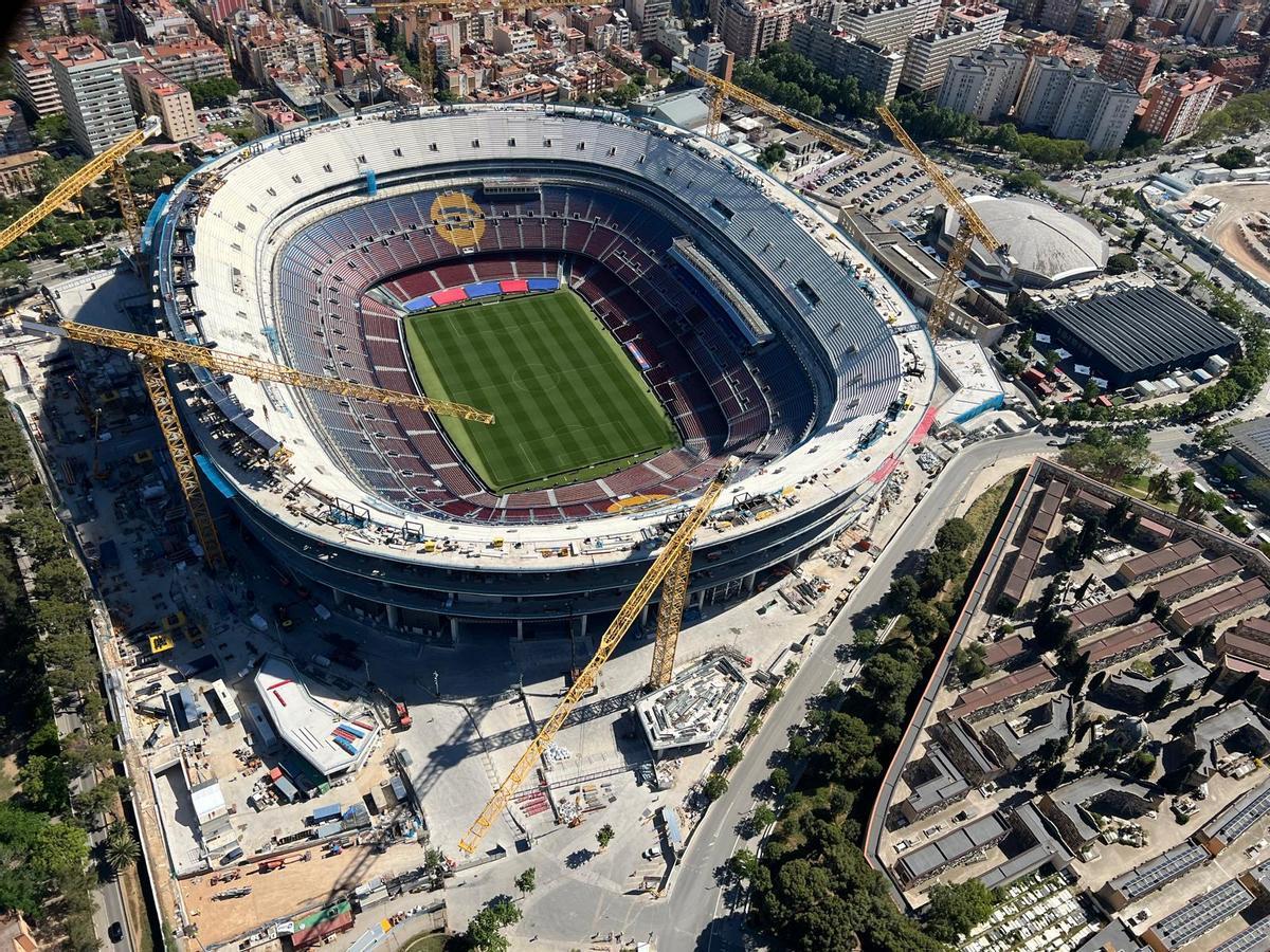 Así luce el Spotify Camp Nou a pocos días del Clásico entre Barça y Real Madrid