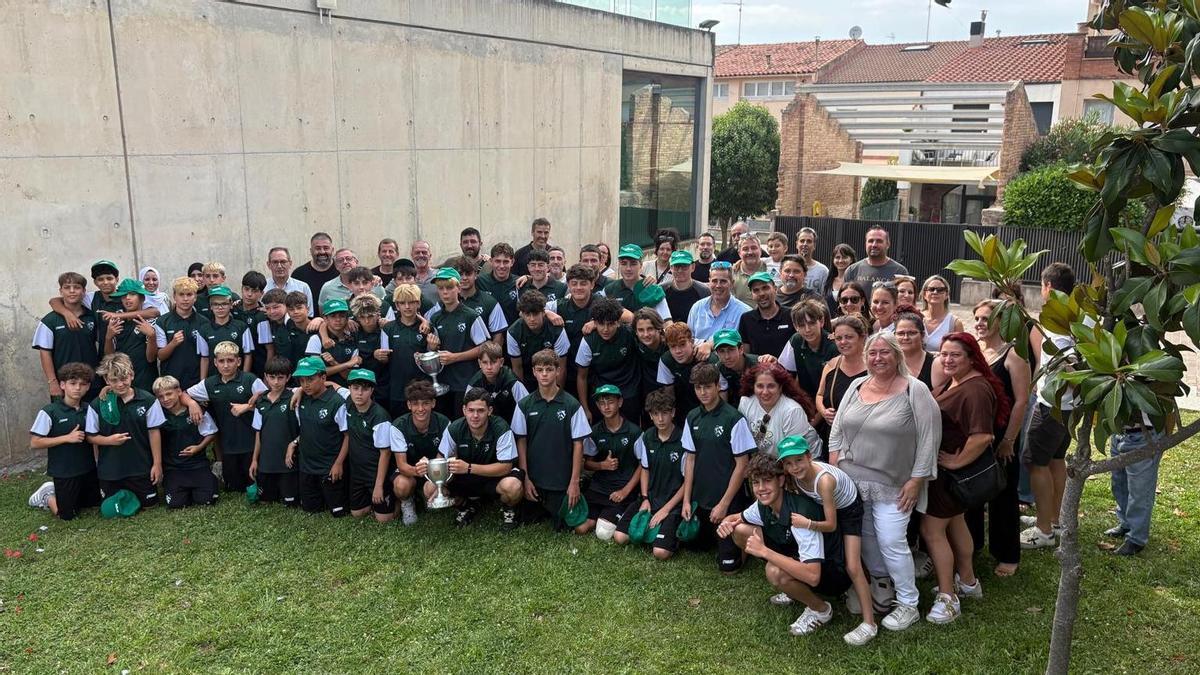 El grup representatiu del FC Fruitosenc