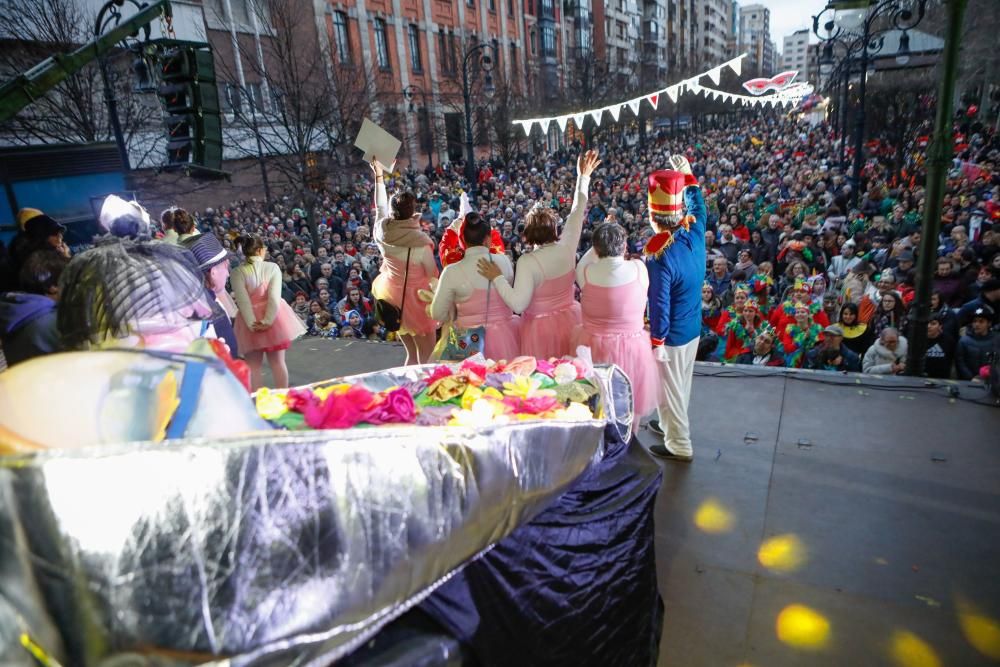 Carnaval en Gijón 2018: entrega de premios a los mejores disfraces.