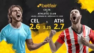 RC Celta vs. Athletic Club: horario, TV, estadísticas, clasificación y pronósticos