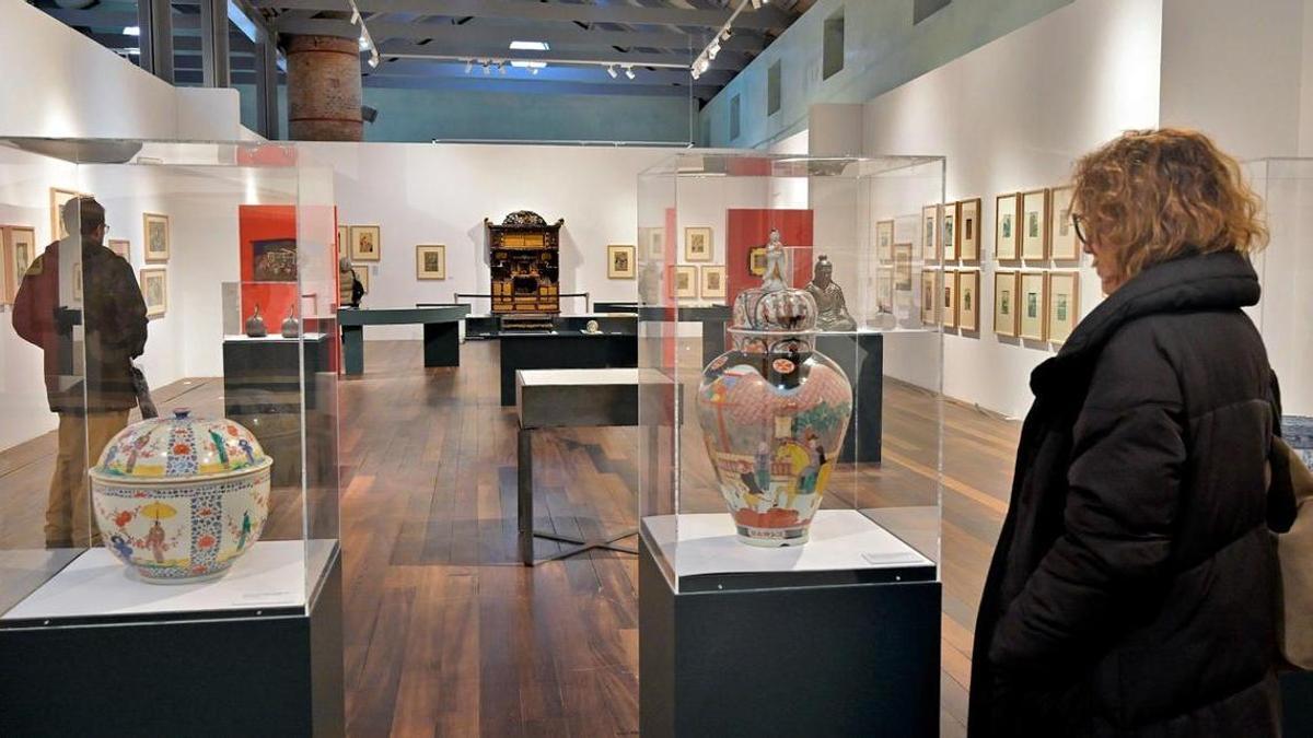 Una exposición en el Museo do Mar de Galicia, en Vigo.