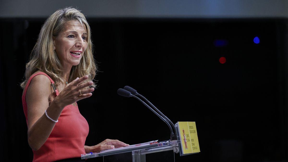 Yolanda Díaz, vicepresidenta segunda y ministra de Trabajo y Economía Social.