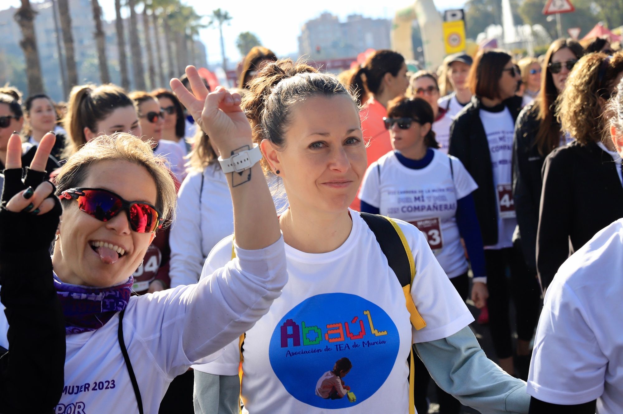 La salida y el recorrido de la Carrera de la Mujer 'inmortalizados' en imágenes