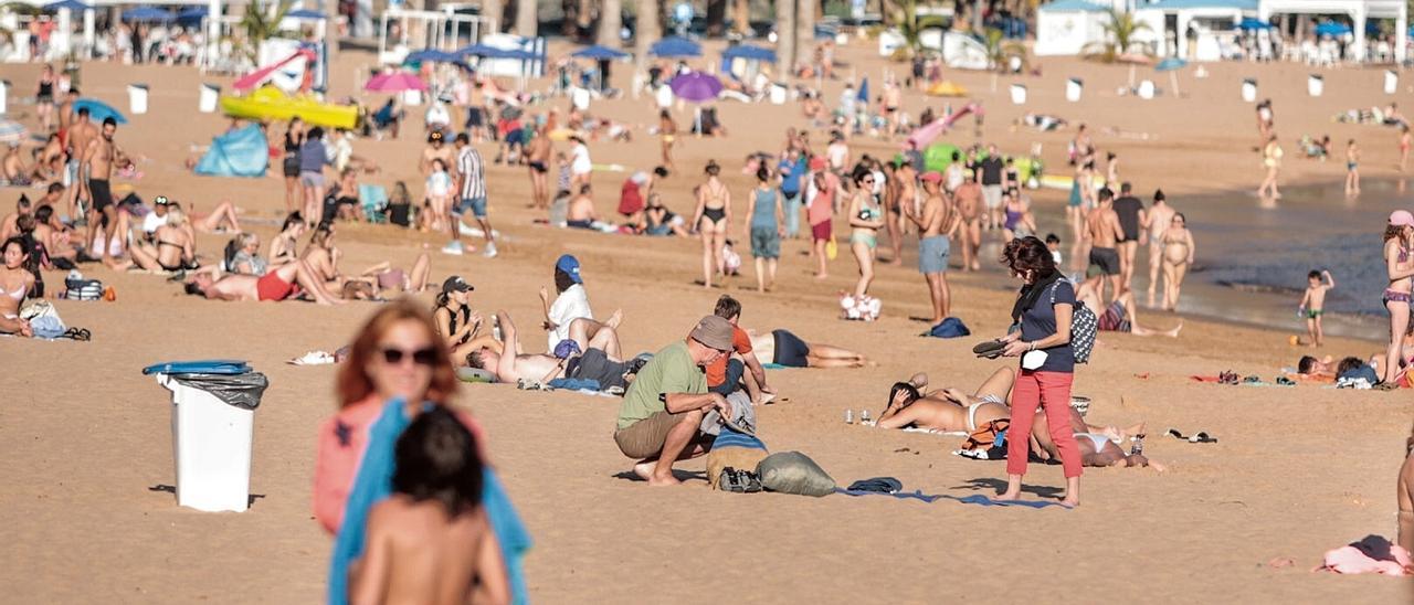 Playa de Las Teresitas, en Santa Cruz de Tenerife.