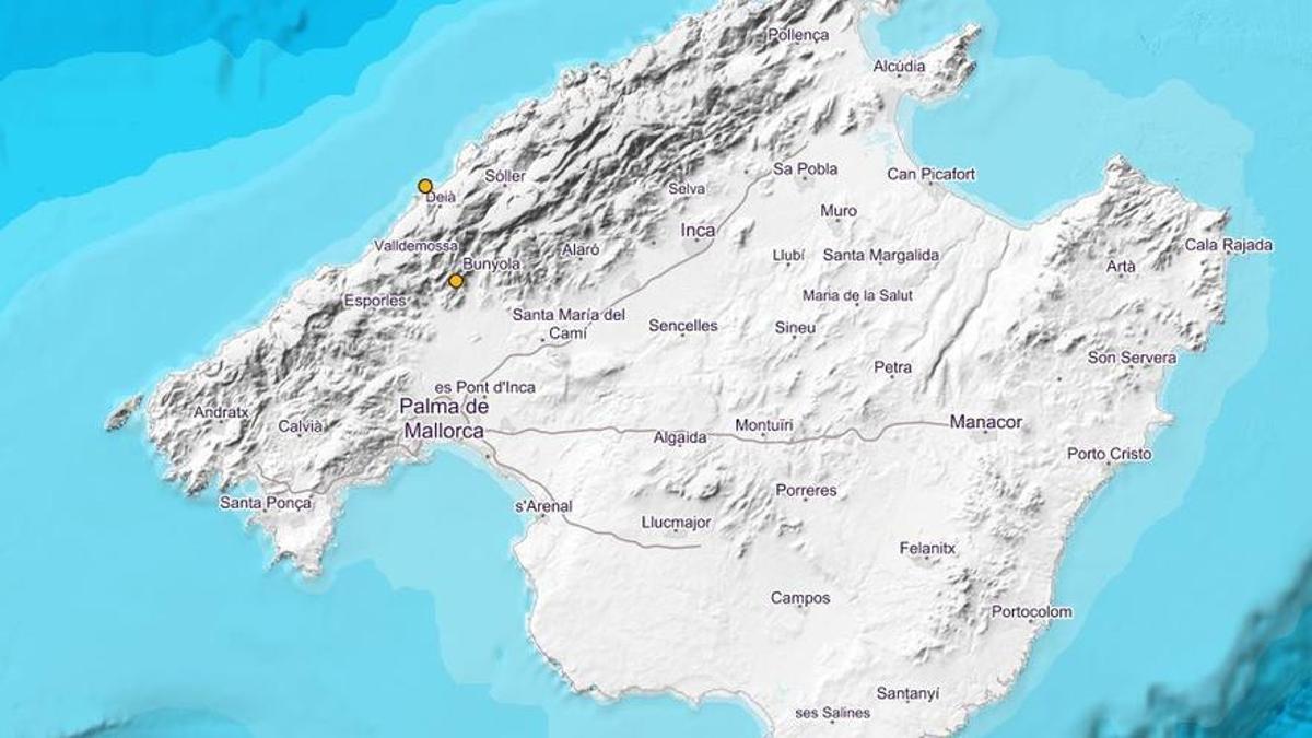 Terremotos en Mallorca.