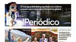La portada de EL PERIÓDICO del 5 de diciembre de 2025