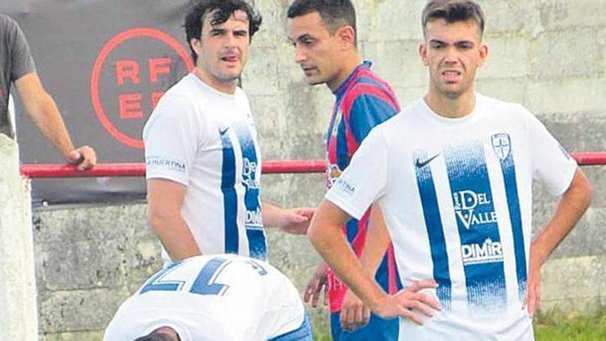 Diego Orihuela, jugador del Lugones que viene desde Bari a jugar el partido de Copa del Rey contra el Rayo Vallecano