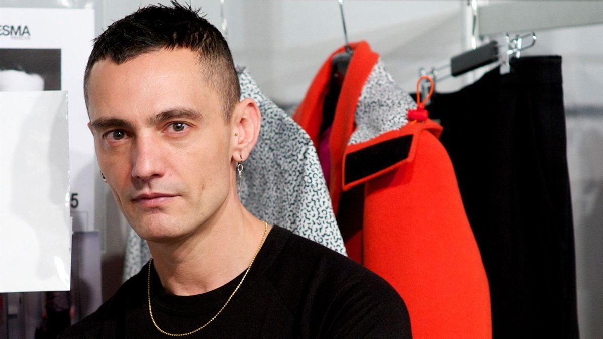 David Delfín, en la pasarela MBFWM.