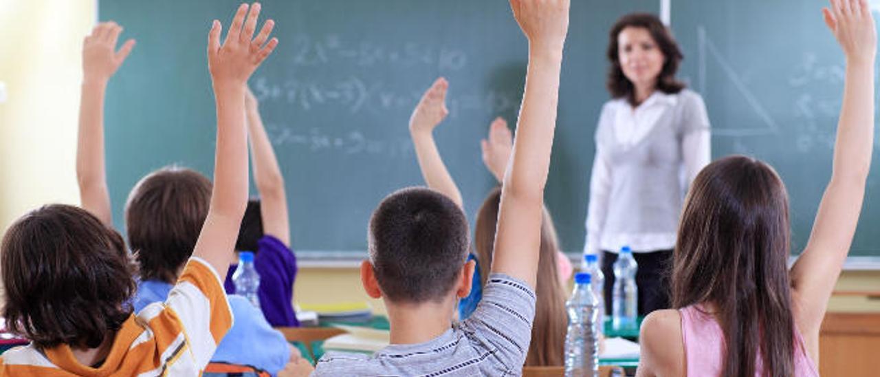 Alumnos en un centro de Primaria.