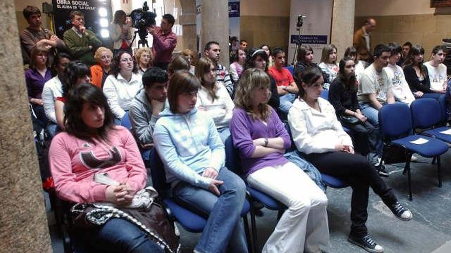 Asistentes a la entrega de premios.