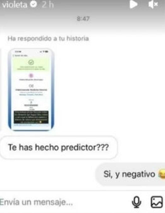 El test de embarazo de Violeta Mangriñán