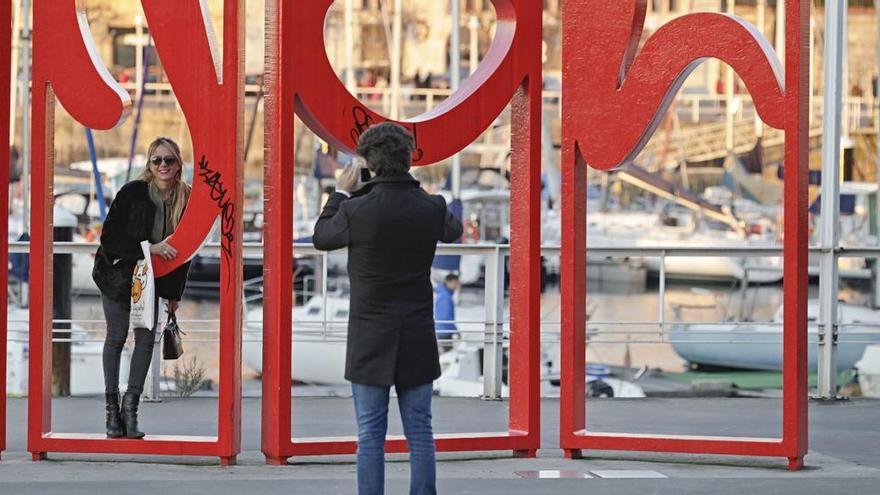 Turistas en Gijón