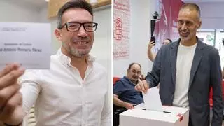 Las primarias del PSOE de Córdoba se decidirán en una segunda vuelta: José Antonio Romero y Ángel Ortiz se disputarán la candidatura a la Alcaldía