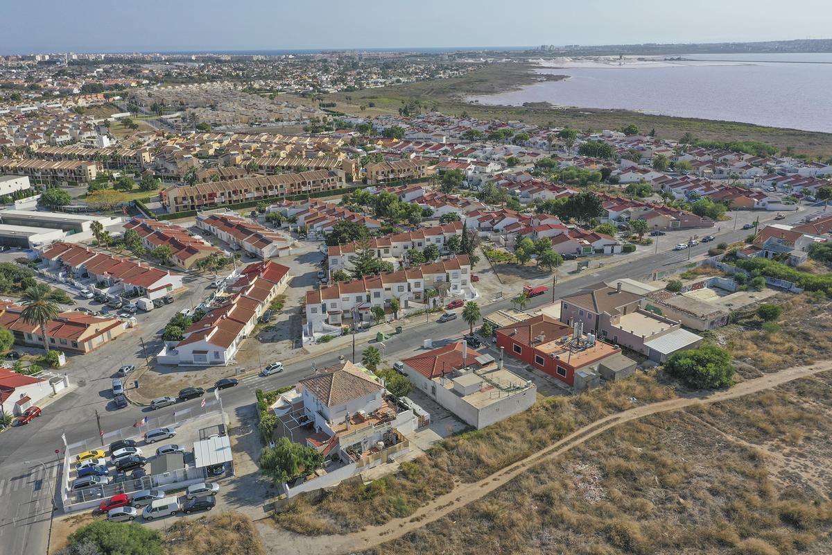 Vista aéra de la de Las Torretas en Torrevieja