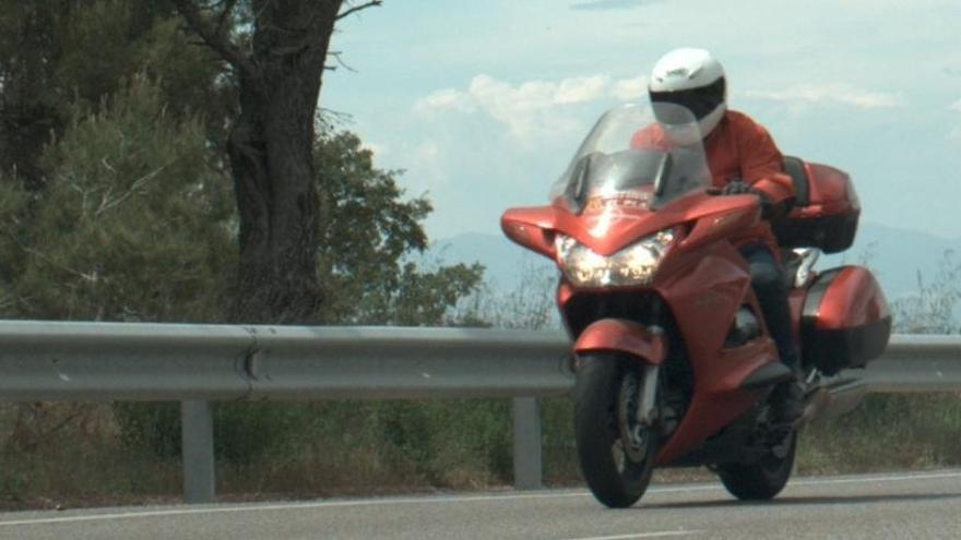 El motorista circulant a 183 km/h per la C-14, a Ciutadilla