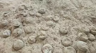 Hallan tres fósiles de huevos de dinosaurio cristalizados en China