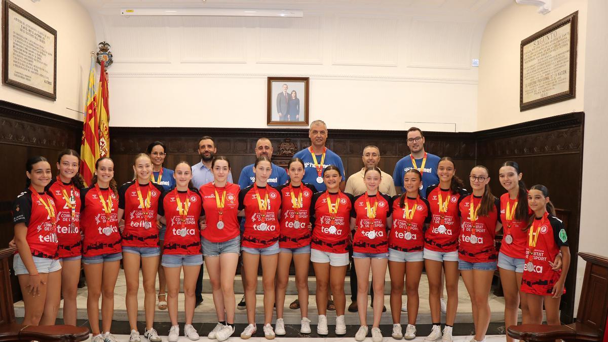 Reconocimiento del ayuntamiento al equipo.
