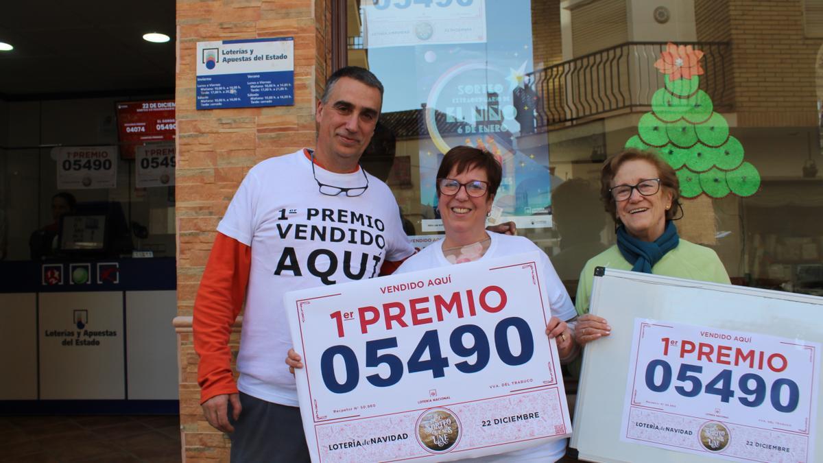La administración de la calle Agua de Villanueva del Trabuco ha vendido el Gordo en el sorteo de 2022.