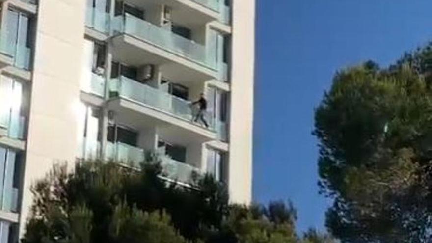 Graban en vídeo el primer caso mortal de balconing de Mallorca en 2022 en Magaluf