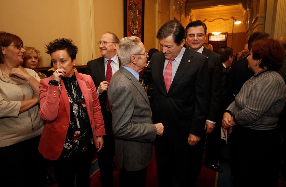 40.º aniversario de la Carta Magna en el Parlamento asturiano