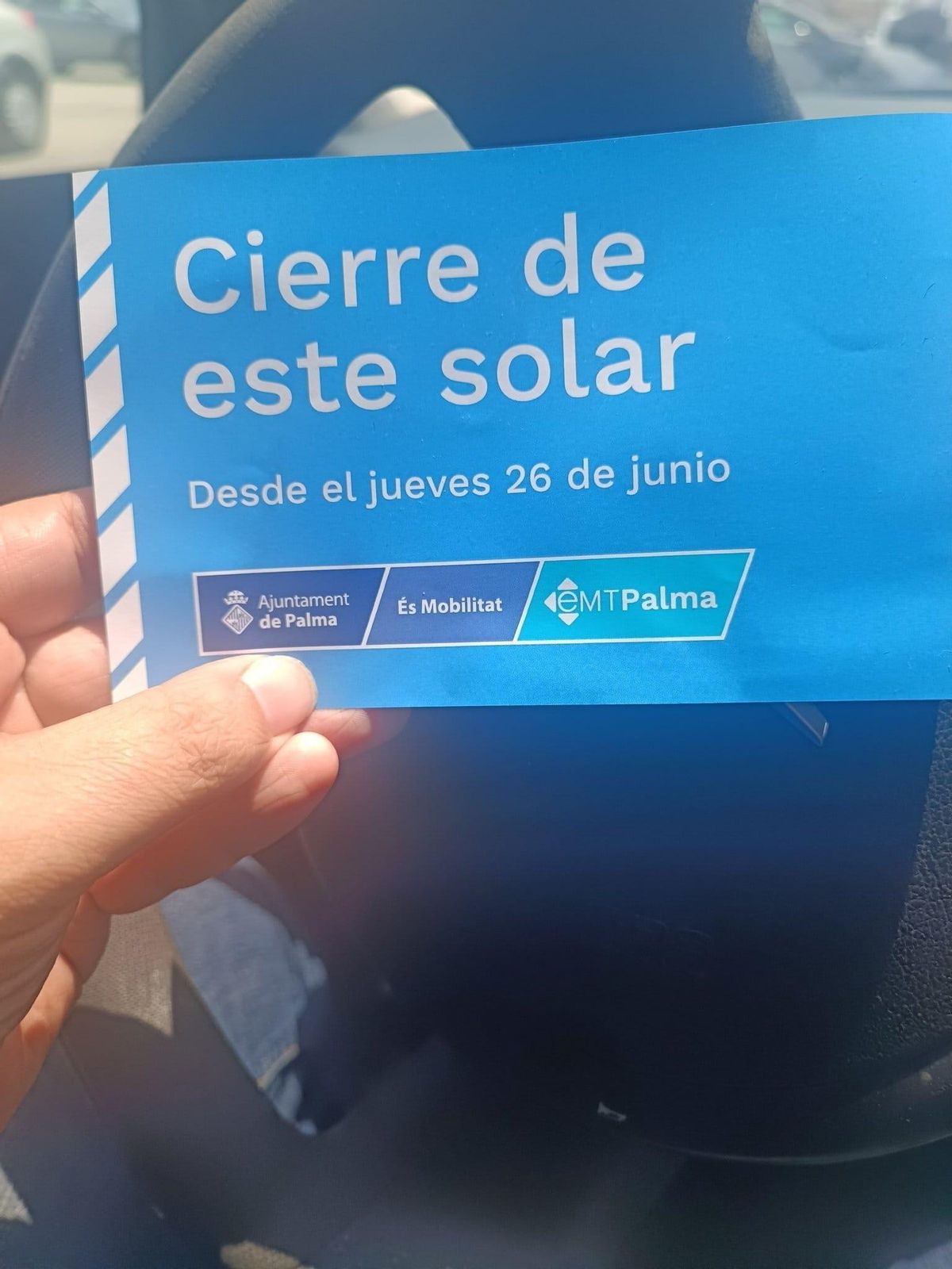 Cort ha informado este lunes del cierre del aparcamiento.