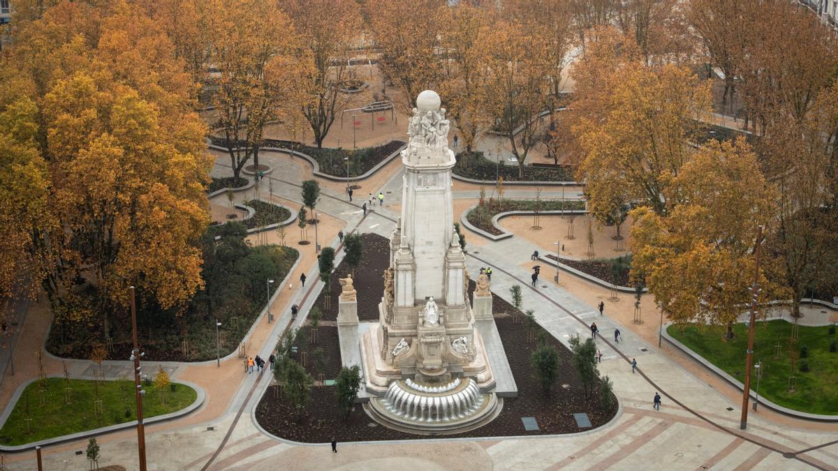 Madrid abre este lunes al público su nueva Plaza de España