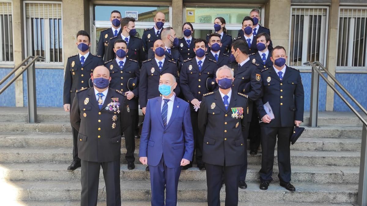 Los nuevos agentes de la Policía Nacional.