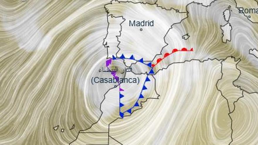 Un &#039;río atmosférico&#039; cargado de agua desde África contribuyó a la DANA