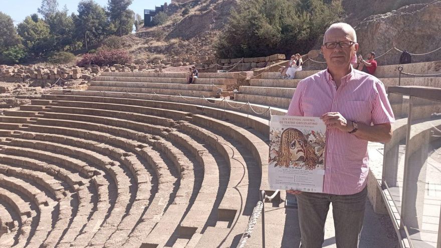 Antonio López Gámiz, el año pasado en el Teatro Romano de Málaga.