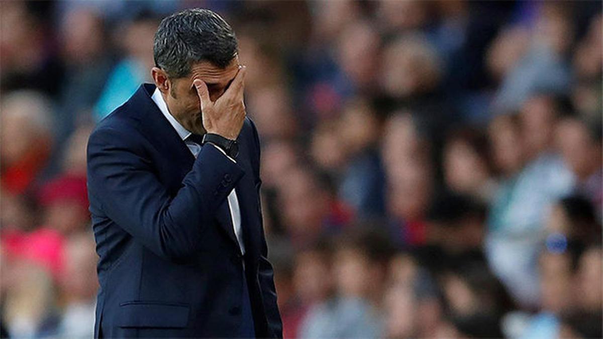 Valverde: Nos han ganado el partido en el primer tiempo