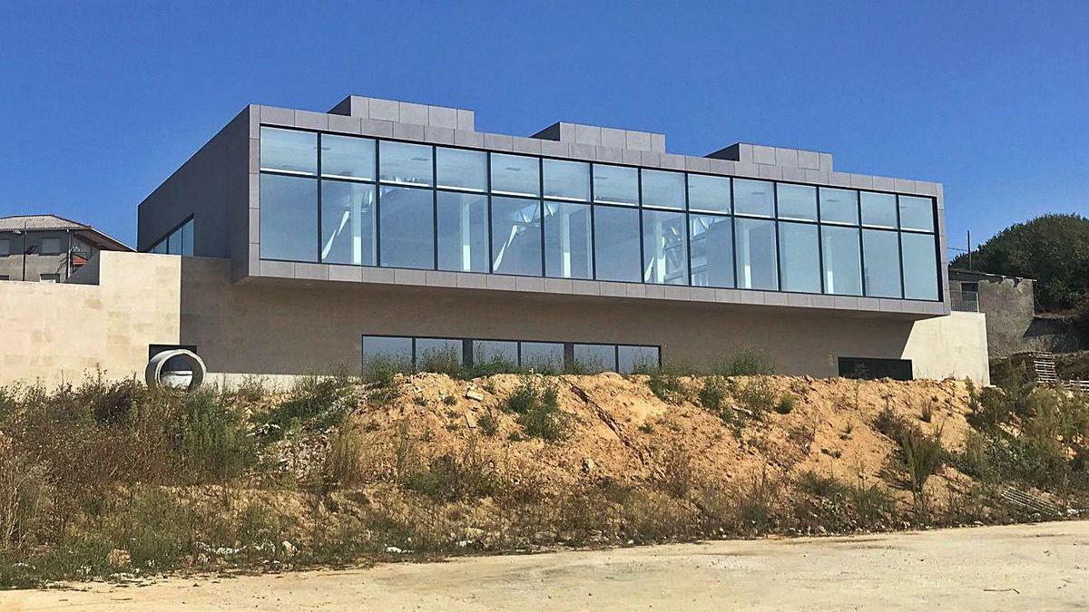 Vista del edificio de la Casa da Cultura, donde está la nueva biblioteca, pendiente de abrir.