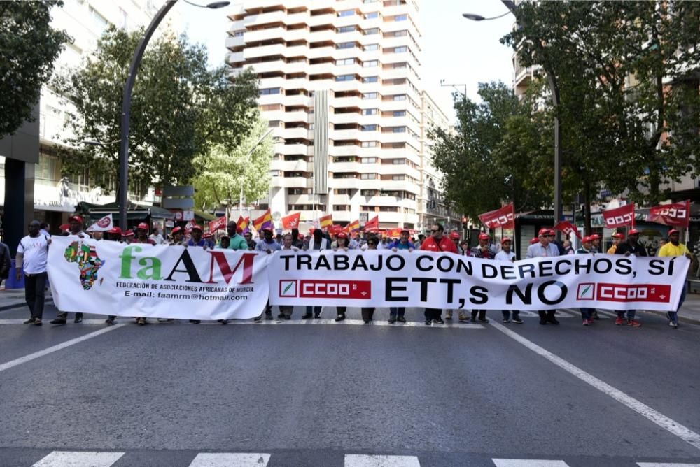 Manifestación del 1 de Mayo en Murcia