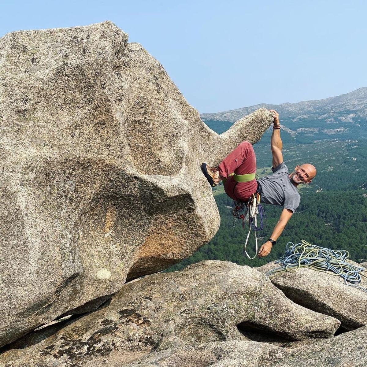 Antonio Lobato es un amante de la escalada