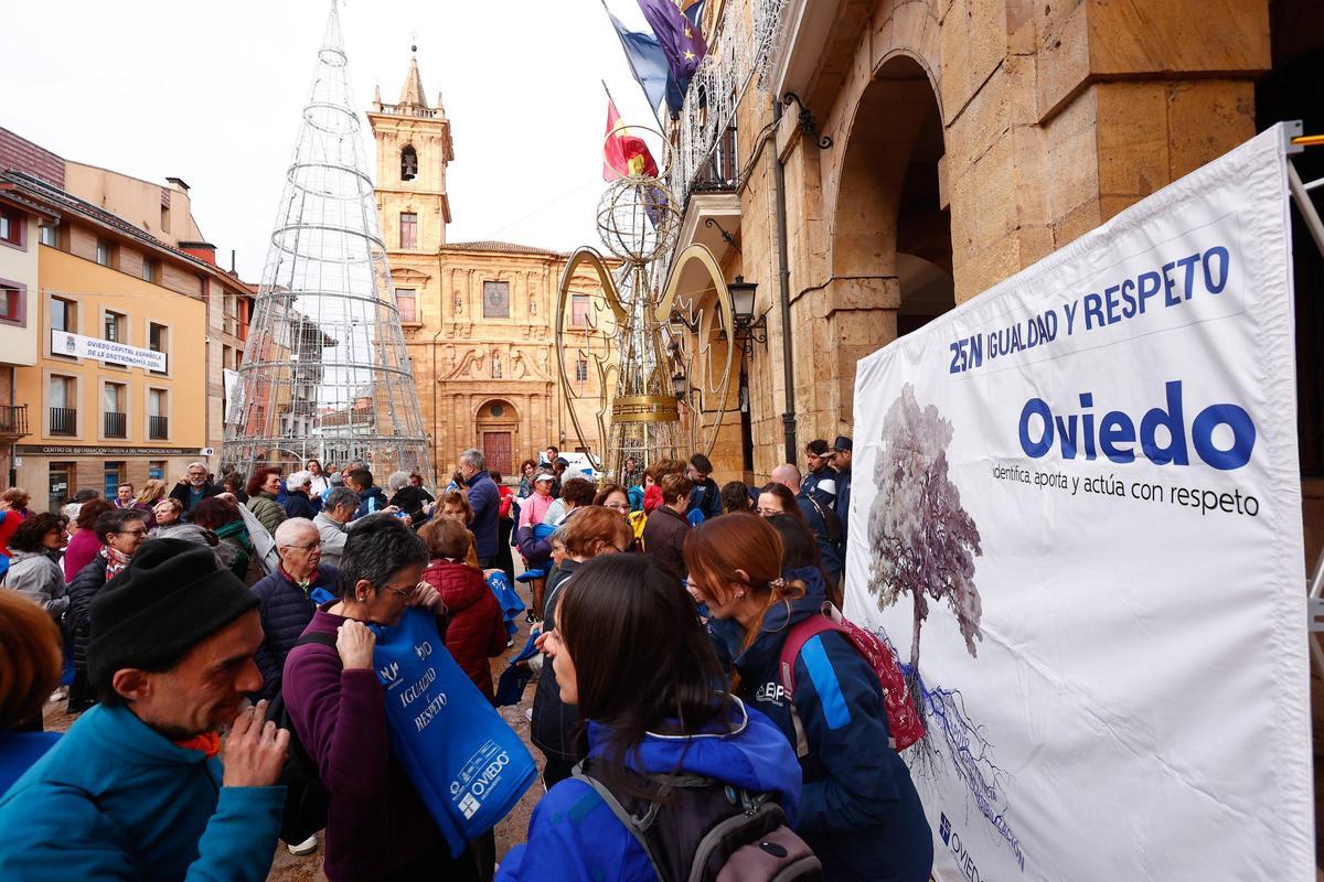 EN IMÁGENES: Marcha contra la violencia de género en Oviedo