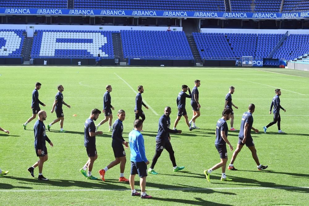 El Dépor prepara en Riazor el duelo de Anoeta