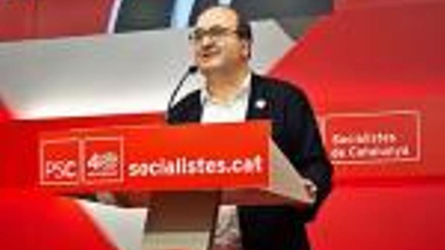 Miquel Iceta, en la seva intervenció dins el Consell Nacional.