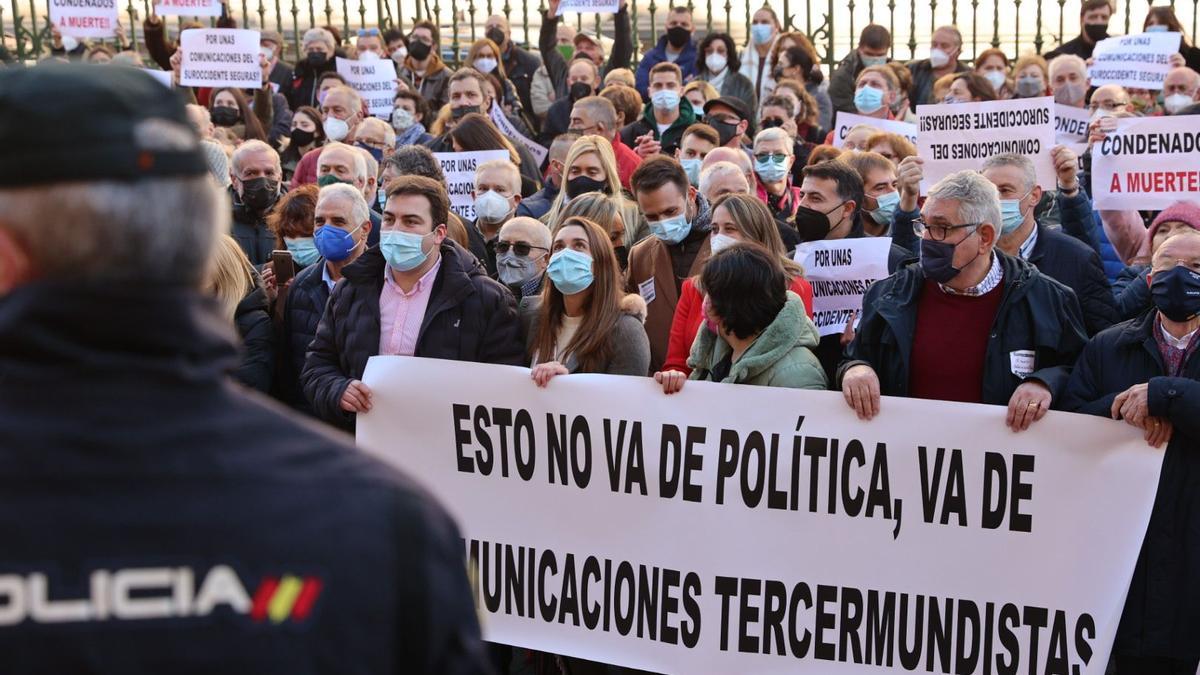 Manifestación del Suroccidente en Oviedo.