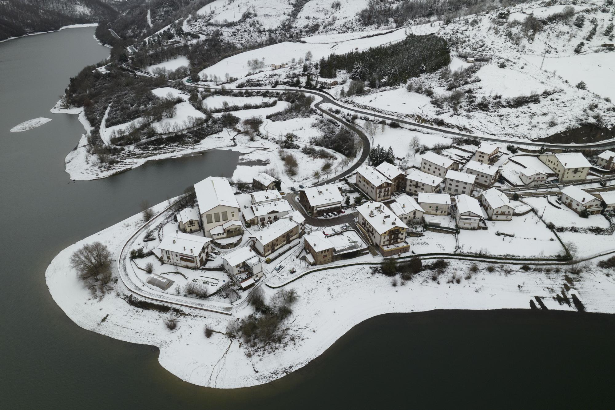 Toda Navarra en alerta naranja por nieve salvo la Ribera