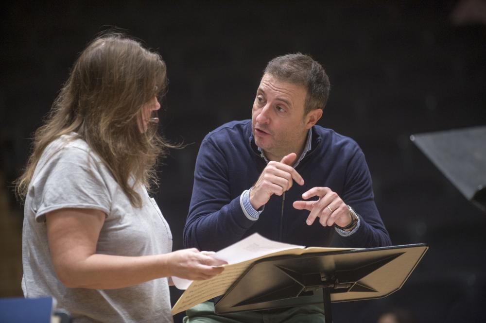 Ensayo de ''El Mesías'' en el Palacio de la Ópera