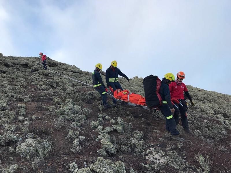 Rescate de cinco horas en Lanzarote