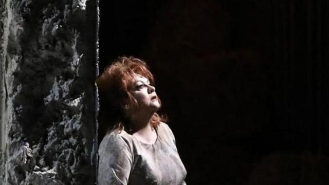 La soprano Elena Pankratova, en una representación de «Elektra», en Nápoles. |  Vitaly Zapryagaev