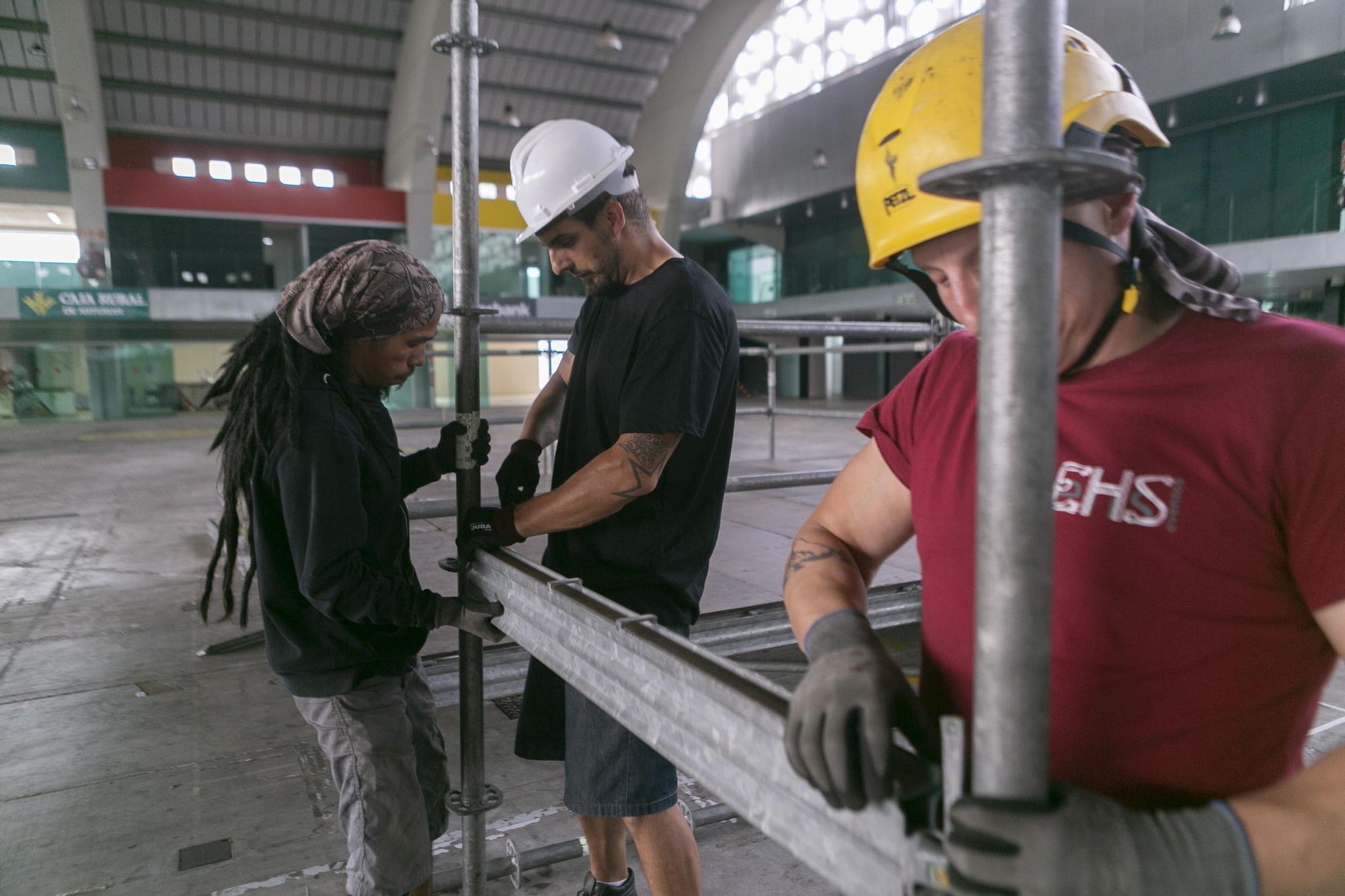 EN IMÁGENES: los preparativos del concierto de Sebastián Yatra