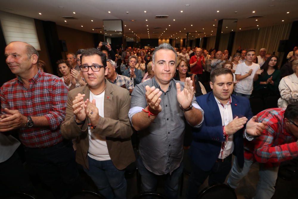 Presentación de la candidatura del PSOE en Alcoy.