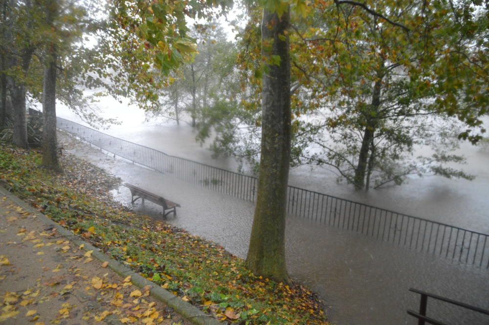 Imatges del temporal del diumenge 18 de novembre